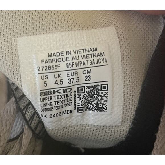 Converse Chuck Taylor All Star Platform High Top Black Gender Kids Size 5 - Picture 9 of 12